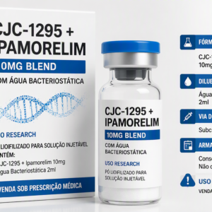 CJC-1295 + IPAMORELIM 10MG BLEND COM AGUA BACTERIOSTATICA